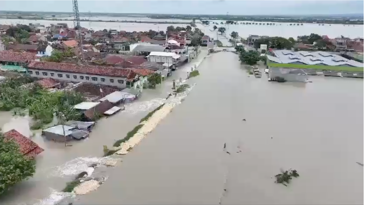 Situasi Banjir Demak. (foto/BNPB)