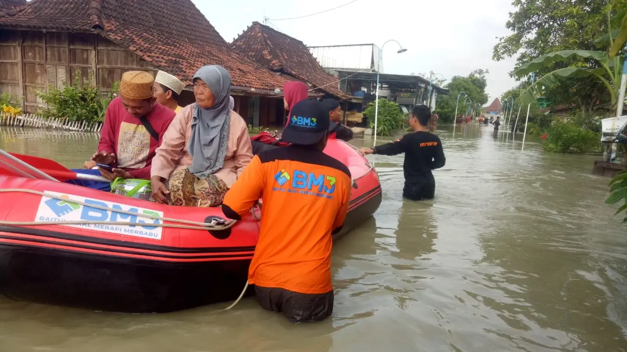 Ilustrasi banjir. (Foto/BNPB)