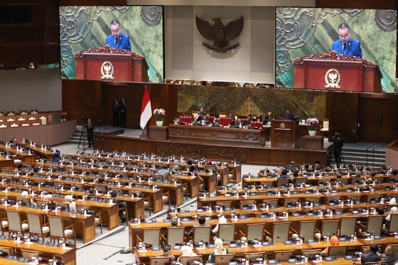 DPR RI gelar pembukaan masa persidangan ke IV (Elvis Sendouw/sinarharapan.com)