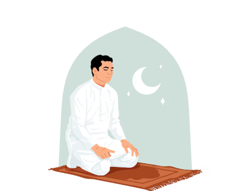 Ilustrasi Jadwal Salat dan imsak. (Foto: Freepik)