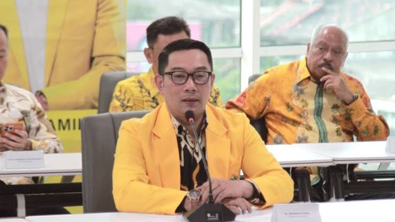 Wakil Ketua Umum Golkar Bidang Penggalangan Pemilih Ridwan Kamil (Foto: Sinpo.id)