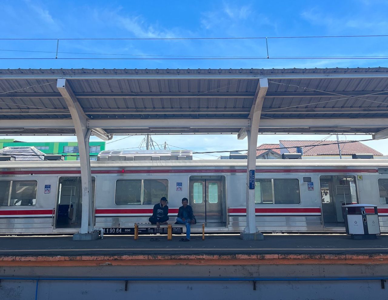 Ilustrasi stasiun KRL. (Indonesiaglobe/Harits)