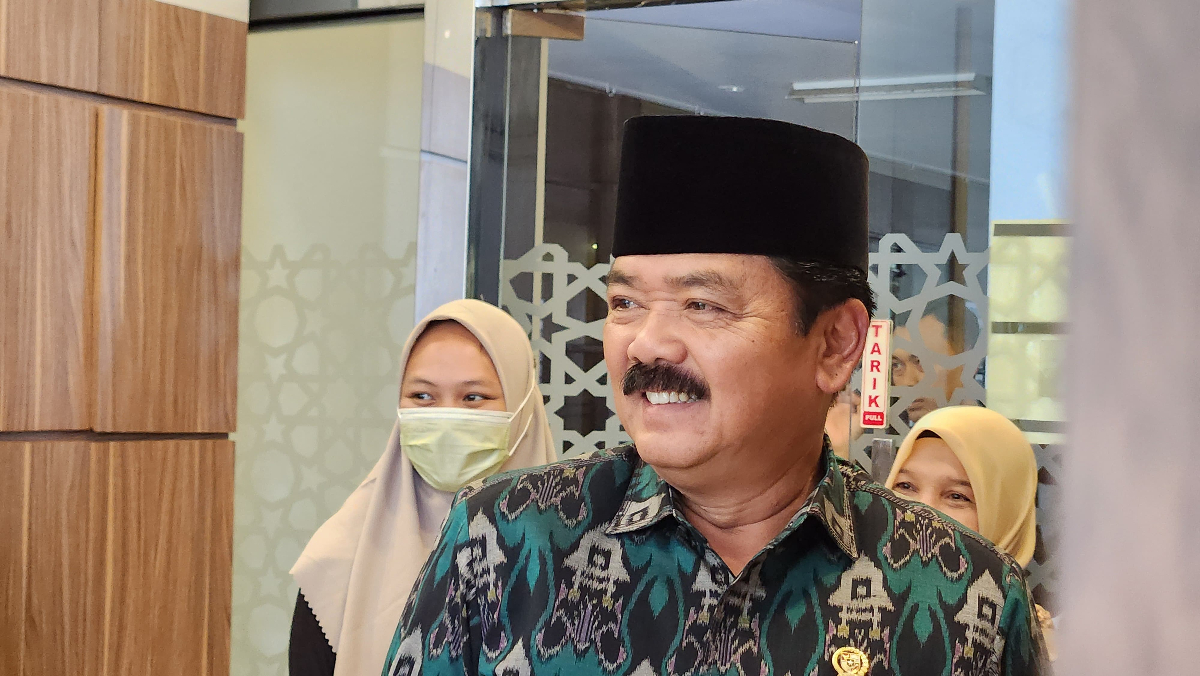 Menteri Koordinator Bidang Politik, Hukum, dan Keamanan (Menko Polhukam) Hadi Tjahjanto melakukan silaturahmi ke Majelis Ulama Indonesia, Selasa (5/3/2024). (Foto/sinarharapan.com/Panji Septo)