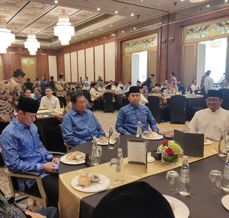 Suasana Bukber Demokrat (Indonesiaglobe/Ahda)