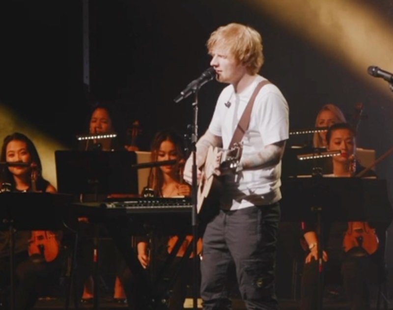 Ed Sheeran konser (Foto: Instagram Ed Sheeran)