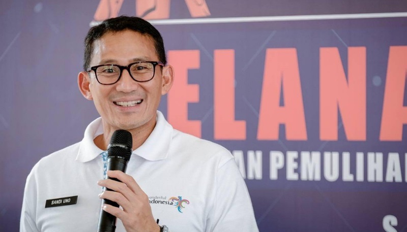 Sandiaga Uno dalam sebuah kesempatan (Sinpo/Kemenparekraf)