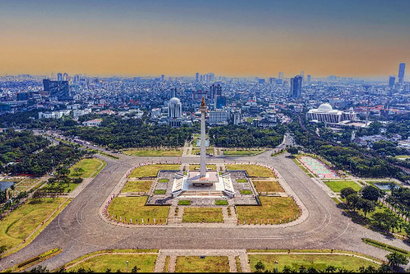 Ilustrasi kota Jakarta. (Foto/Instagram: Monumen Nasional)