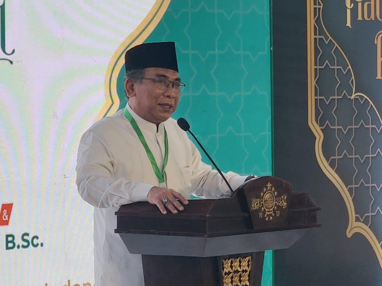 Ketua Umum  PBNU Gus Yahya (Foto/Panji)