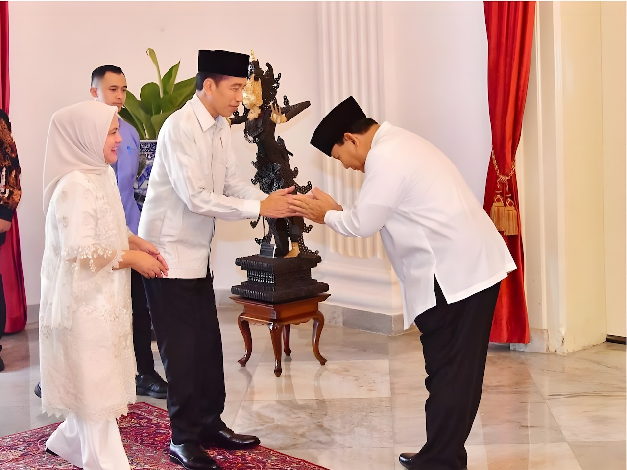 Prabowo Sarapan Bareng Jokowi di Istana Negara. (Foto/Tim Prabowo).
