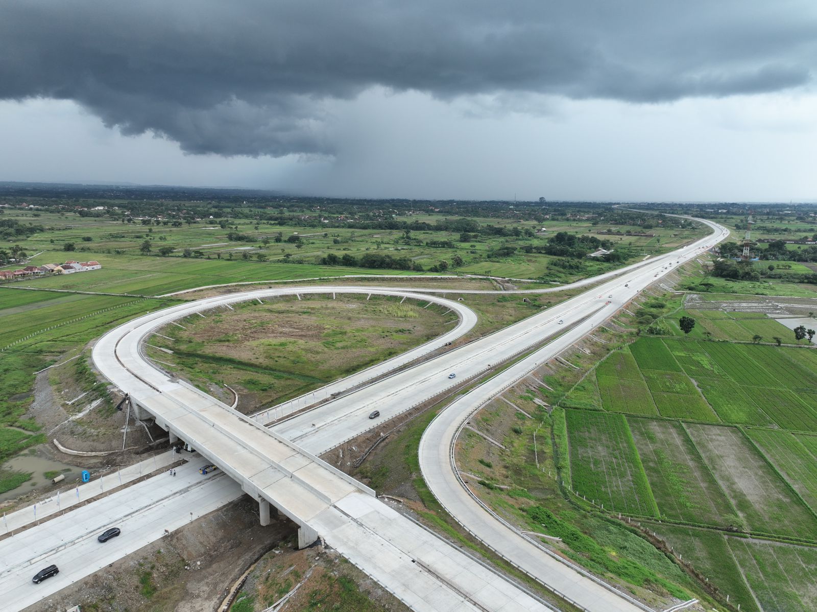 Jalur fungsional jalan tol Jogja-Solo. (Foto: Dokumentasi Jasa Marga)