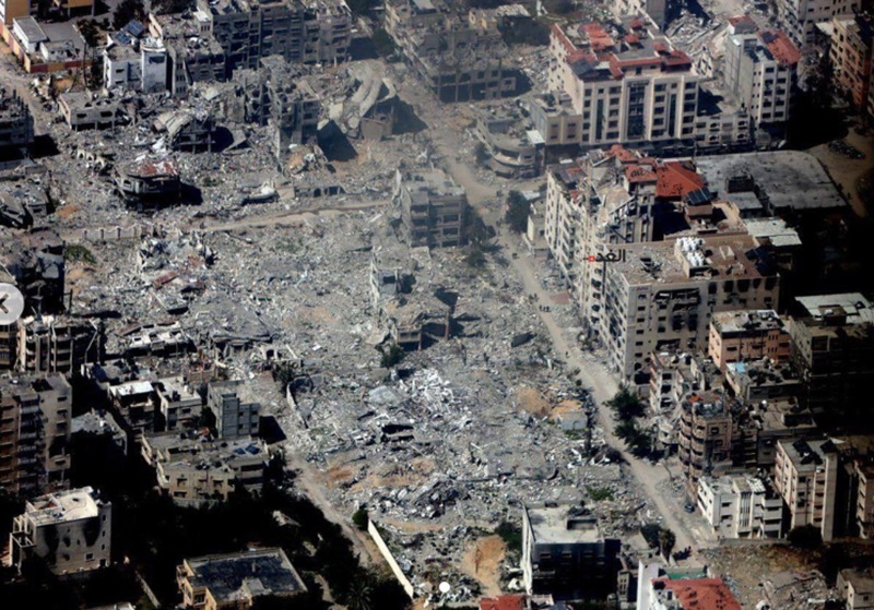 Kondisi Gaza dihancurkan Israel (Foto/Inst Gaza Now)