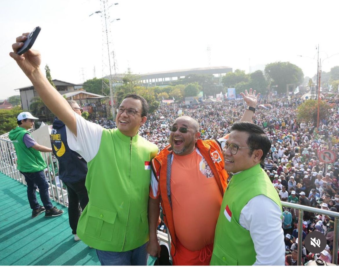 Koalisi perubahan pengusung Anies Baswedan dan Muhaimin Iskandar. (Foto/instagram/habib_aboe)