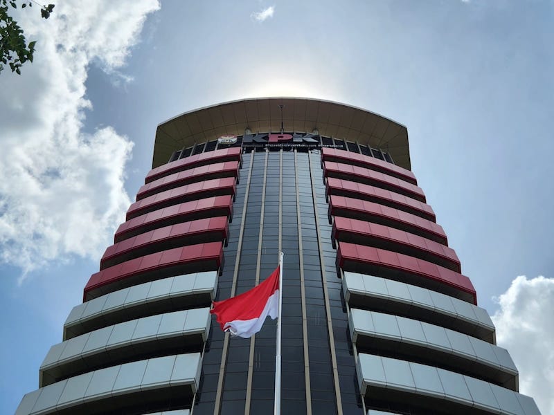Gedung Komisi Pemberantasan Korupsi (KPK). (Indonesiaglobe/Panji Septo).