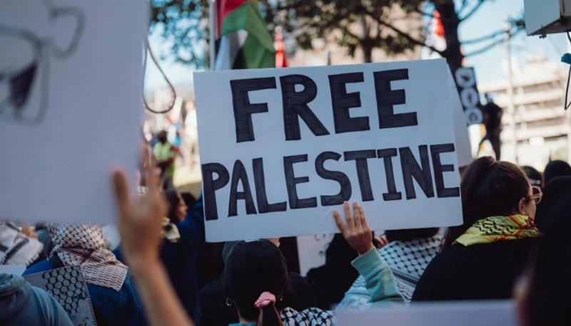 Mahasiswa unjuk rasa pro-Palestina di Amerika (Foto/Pexels)