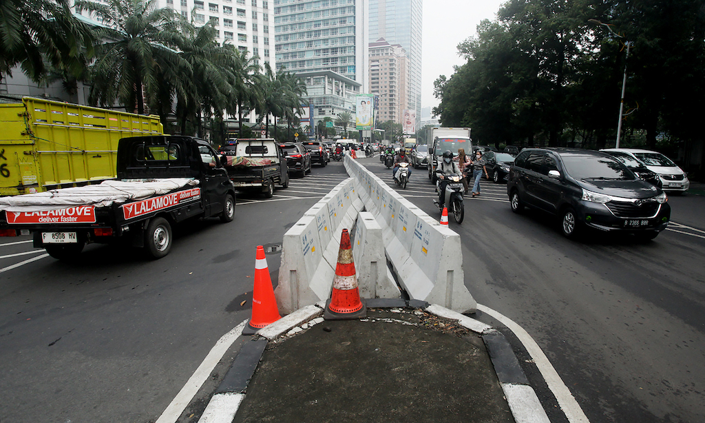 Ruas jalan Jakarta. (BeritaNasional/Oke Atmaja).