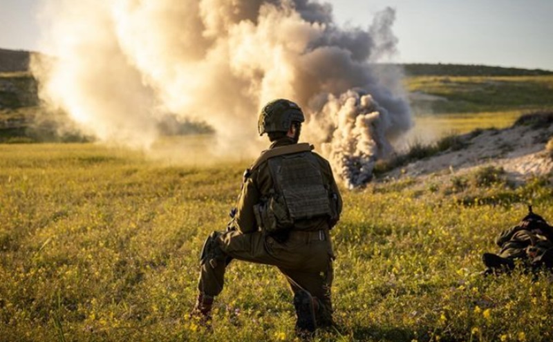 Tentara Israel melakukan serangan (Foto/IDF)