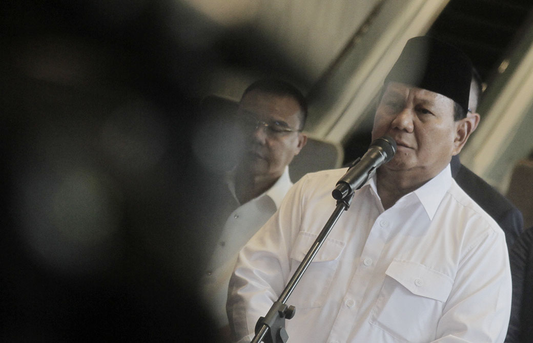 Presiden Terpilih 2024-2029 Prabowo Subianto.(BeritaNasional/Oke Atmaja)