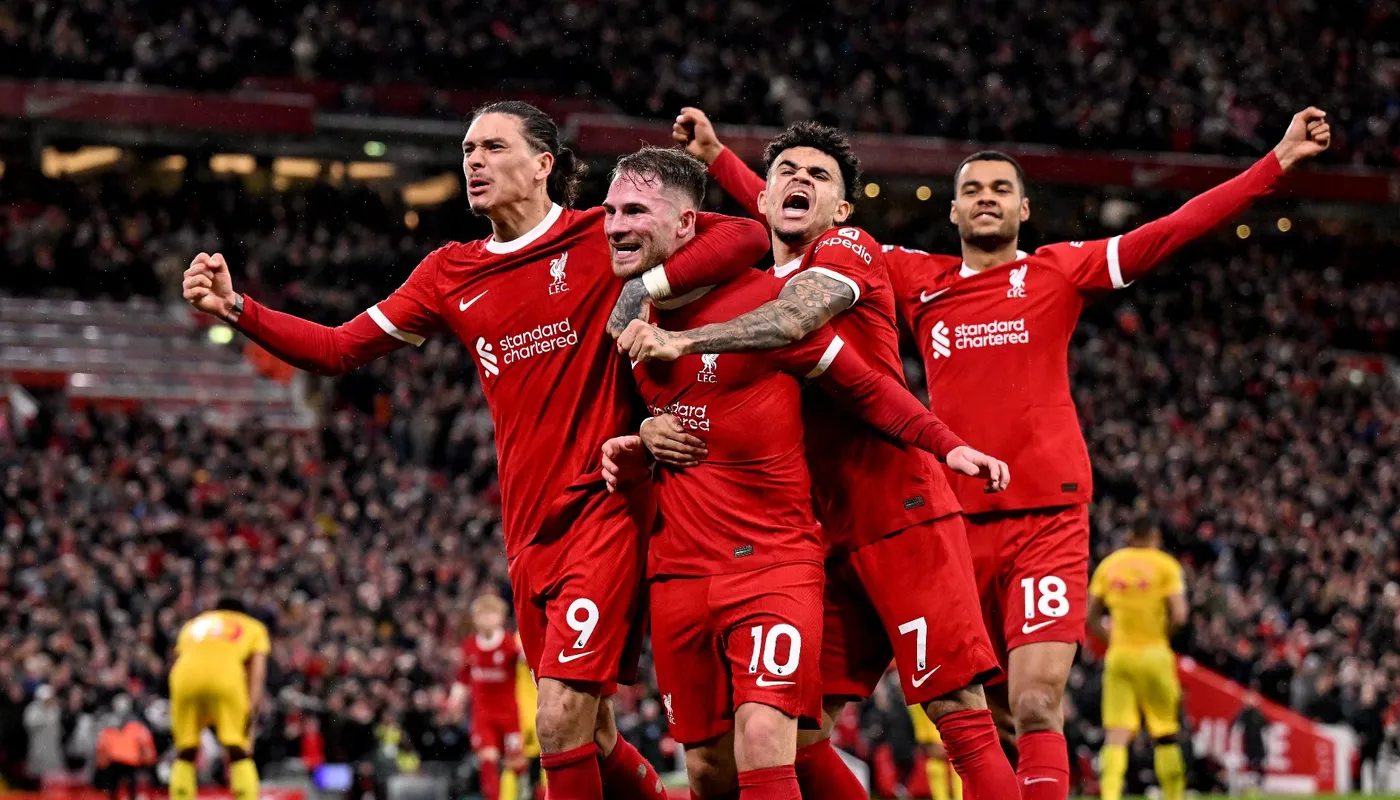 Penggawa Liverpool FC saat kontra Sheffield United di Stadion Anfield. (Foto: Premier League)