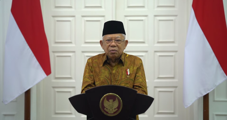 Wakil Presiden Ma'ruf Amin. (Foto: YouTube Wapres)