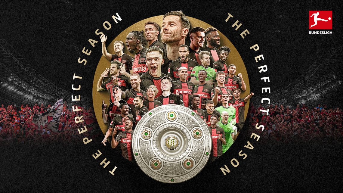 Bayer Leverkusen juara Bundesliga. (Foto/Bundesliga.com).