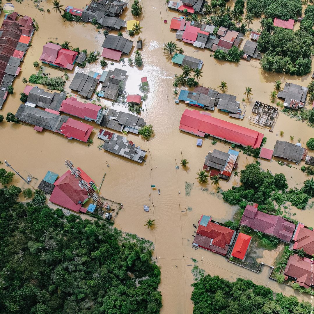 Kondisi banjir di Sumatera Barat. (Foto/BMKG)
