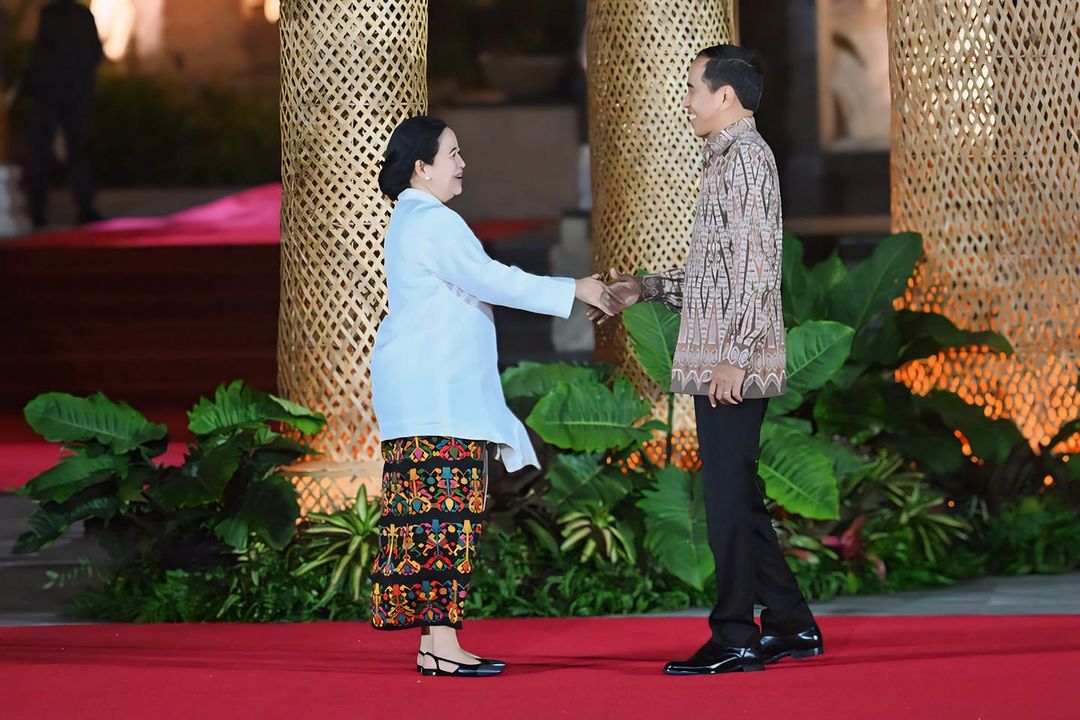 Ketua DPP Puan Maharani (kiri) dan Presiden Jokowi (kanan). (Foto/instagram/puanmaharani).