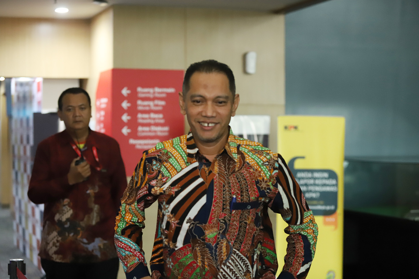 Wakil Ketua KPK Nurul Ghufron usai menjalani sidang dugaan pelanggaran etik oleh Dewas KPK di gedung ACLC KPK, Jakarta, Selasa (14/5/2024). (BeritaNasional.com/Oke Atmaja)