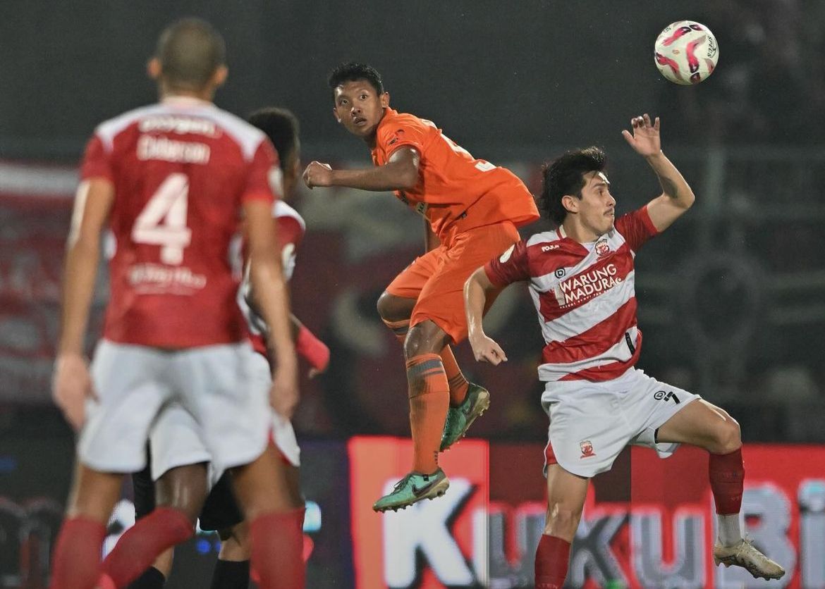 Madura United vs Borneo FC. (Foto/instagram/bornefc.id)