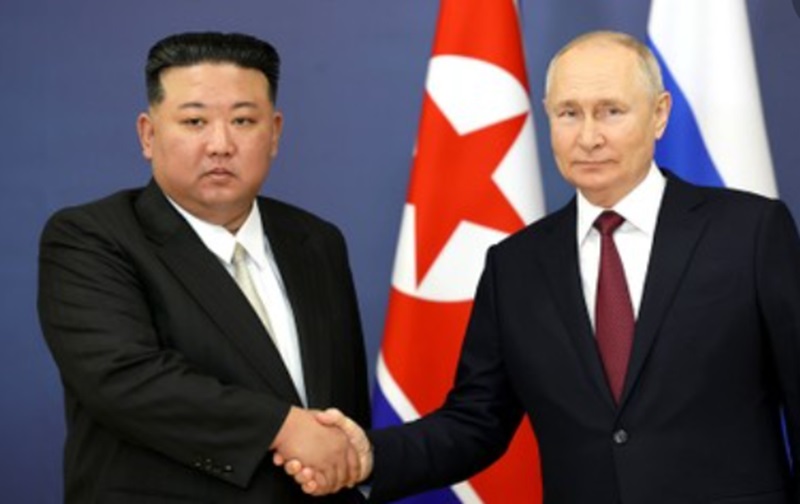 Ilustrasi Kim Jong Un dan Putin (Foto/Shutterstock)