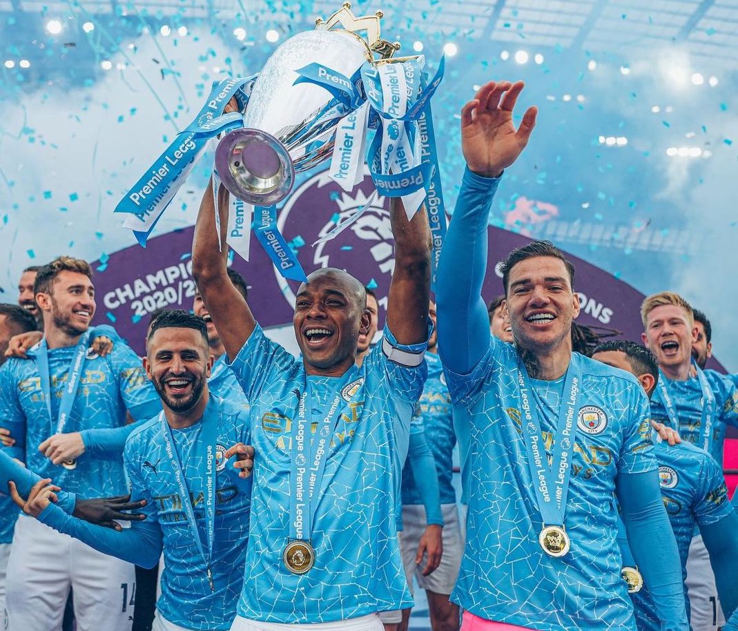 Manchester City merayakan gelar juara Liga Inggris. (Foto/instagram/mancity).