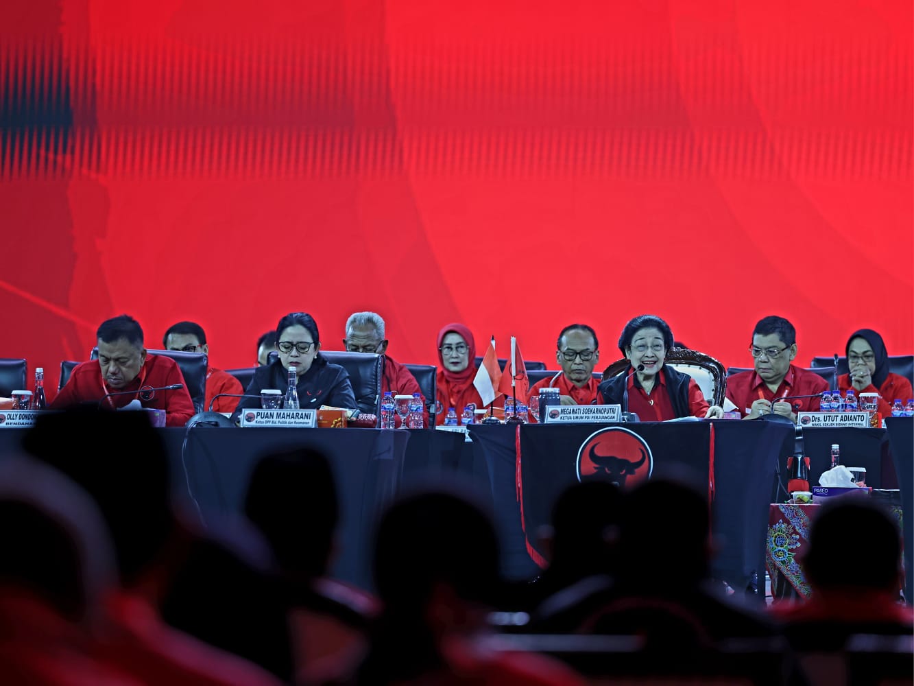 Ketua Umum PDIP Megawati Soekarnoputri saat Rakernas (Foto/PDIP)