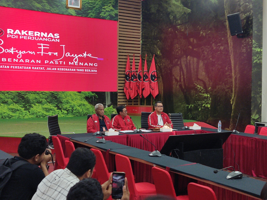 PDIP ungkap nama bakal calon gubernur Jakarta. (Foto/Ahda Bayhaqi)
