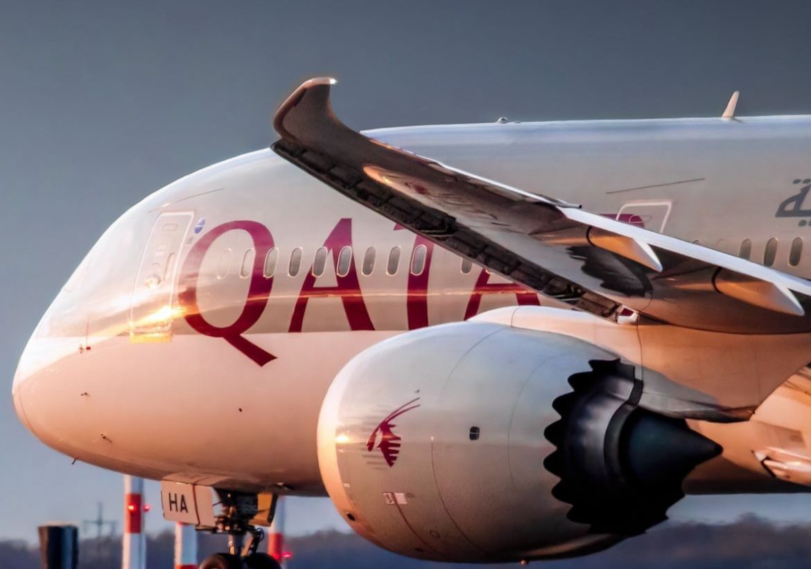 Pesawat Qatar Airways. (Foto/instagram/qatarairways)