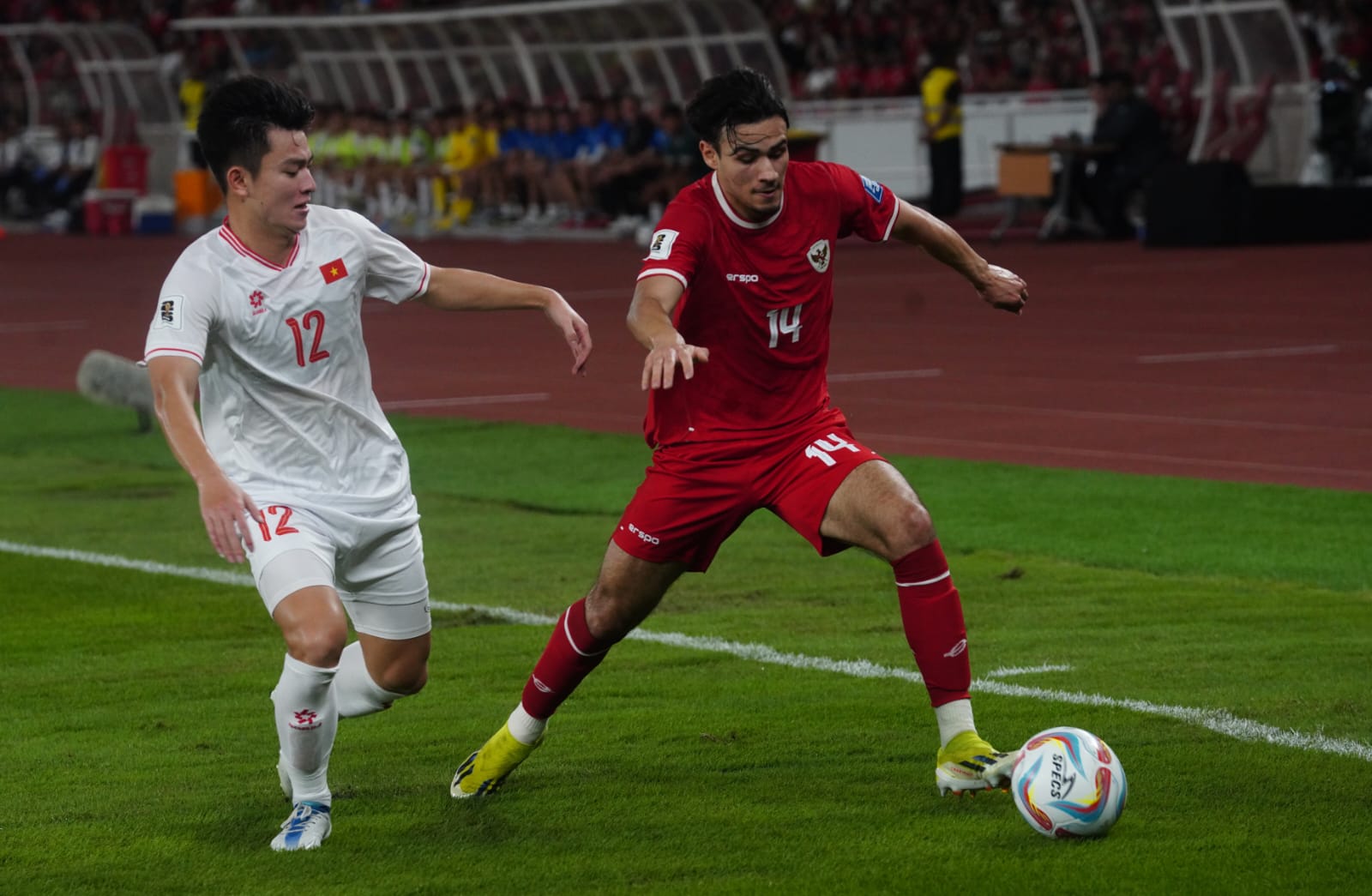 Timnas Indonesia vs Vietnam. (Foto/PSSI).