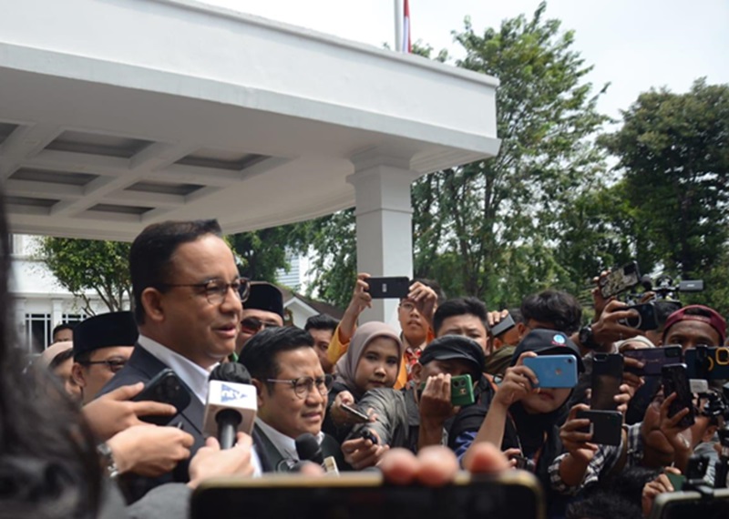 Anies Baswedan dalam sebuah acara (Beritanasional/Oke Atmaja)