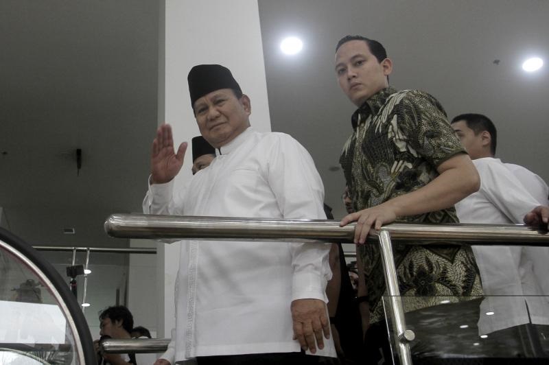 Prabowo dalam sebuah momen (Beritanasional/Oke Atmaja)