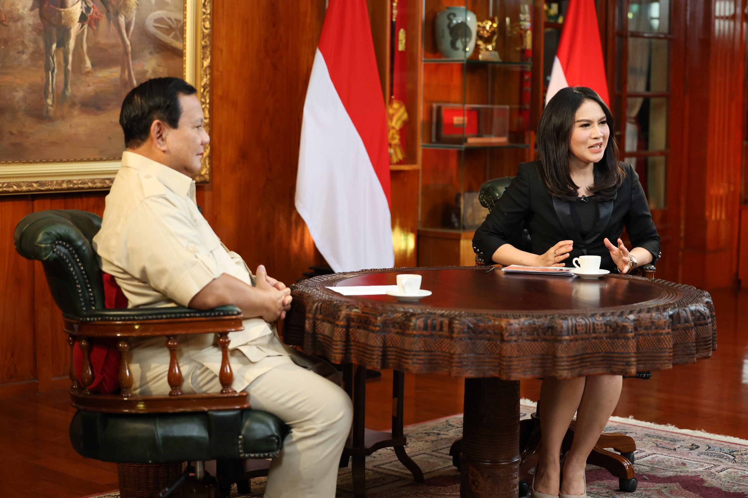 Presiden terpilih Prabowo Subianto (kiri). (Foto/Tim Prabowo).