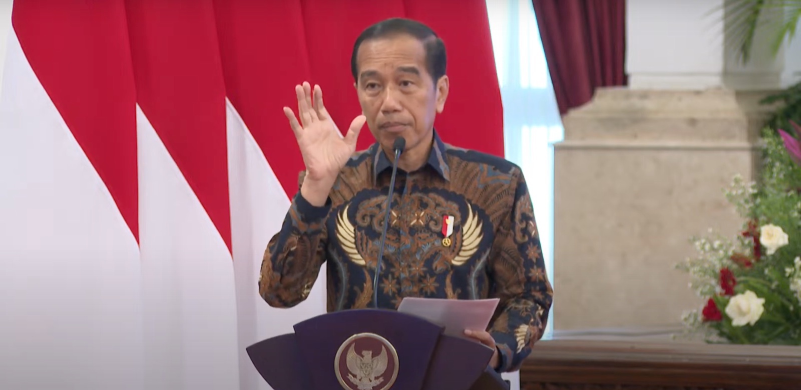 Presiden Jokowi (Foto/YouTube Sekretariat Presiden).
