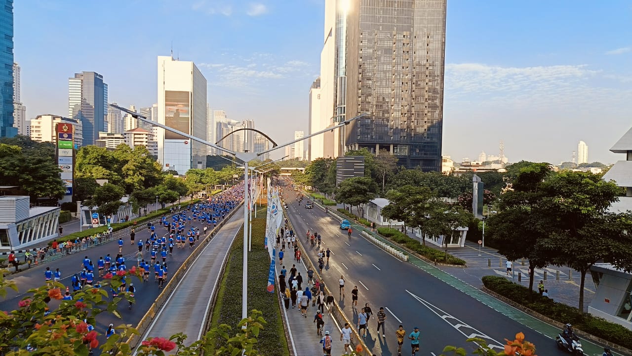 Jakarta International Marathon 2024. (Foto/BeritaNasional)