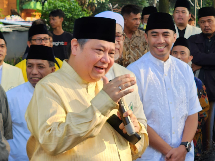 Ketua Umum Partai Golkar Airlangga Hartarto. (Foto/Panji Septo)