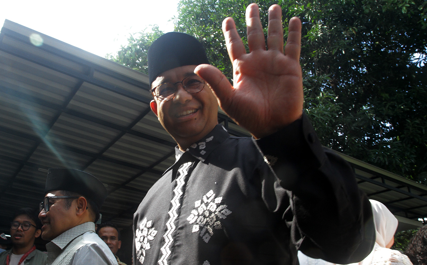 Bakal calon gubernur di Pilgub Jakarta 2024 Anies Baswedan. (BeritaNasional/Oke Atmaja)
