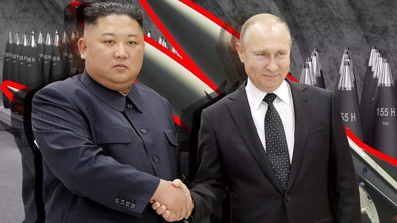 Kim Joung Un dan Putin (Foto/Euronews)