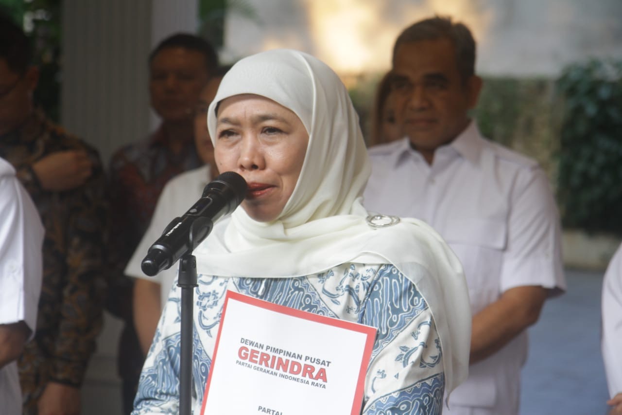 Bakal Calon Gubernur Jawa Timur Khofifah Indar Parawansa. (BeritaNasional/Oke Atmaja).