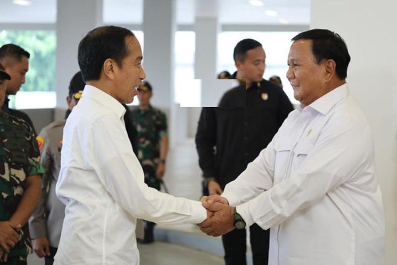 Presiden Jokowi dan Prabowo dalam sebuah kesempatan (Foto/Inst Prabowo)
