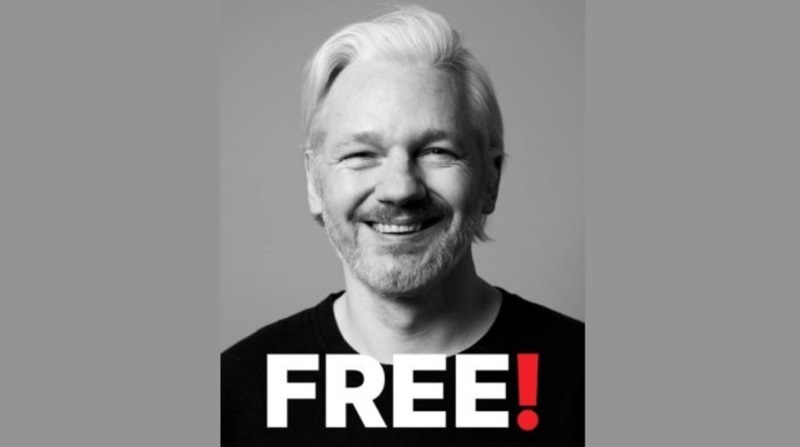 Julian Assange akhirnya bebas (Foto/Vox Political)