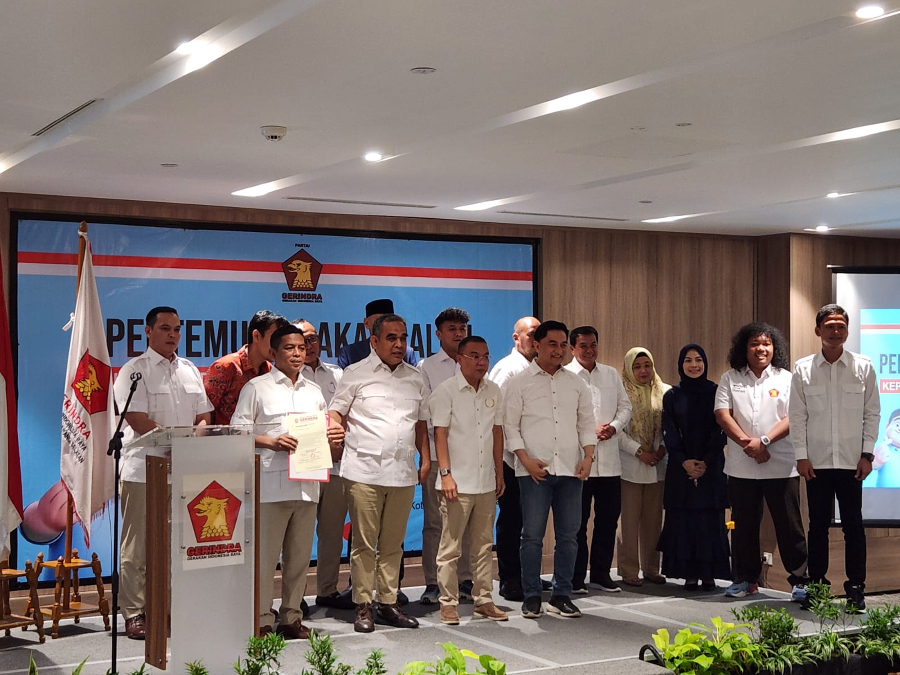 Koalisi Banten Maju usung sejumlah nama untuk Pilkada Banten 2024. (Foto/Panji Septo)