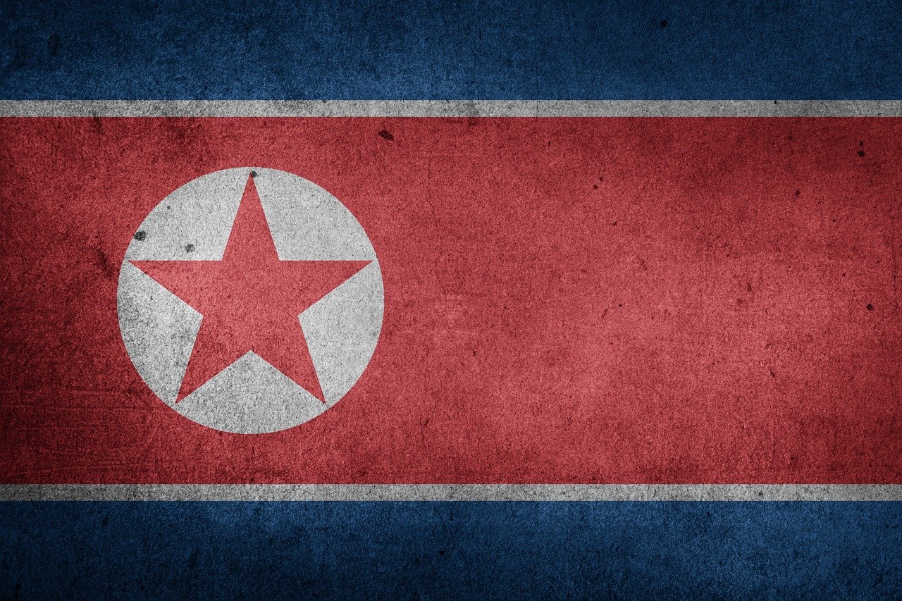 Bendara Korea Utara. (Foto/Pixabay).