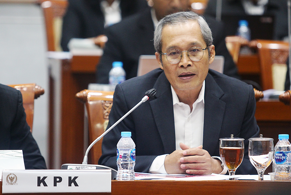Wakil Ketua KPK Alexander Marwata memerintah penyidik untuk memburu Harun Masiku di Malaysia. (BeritaNasional/Elvis Sendouw)