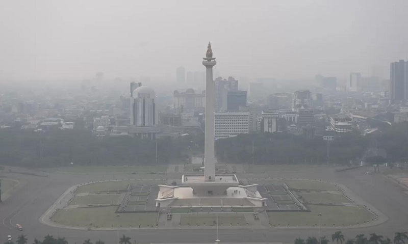 Ilustrasi polusi udara Jakarta (Foto/ist)