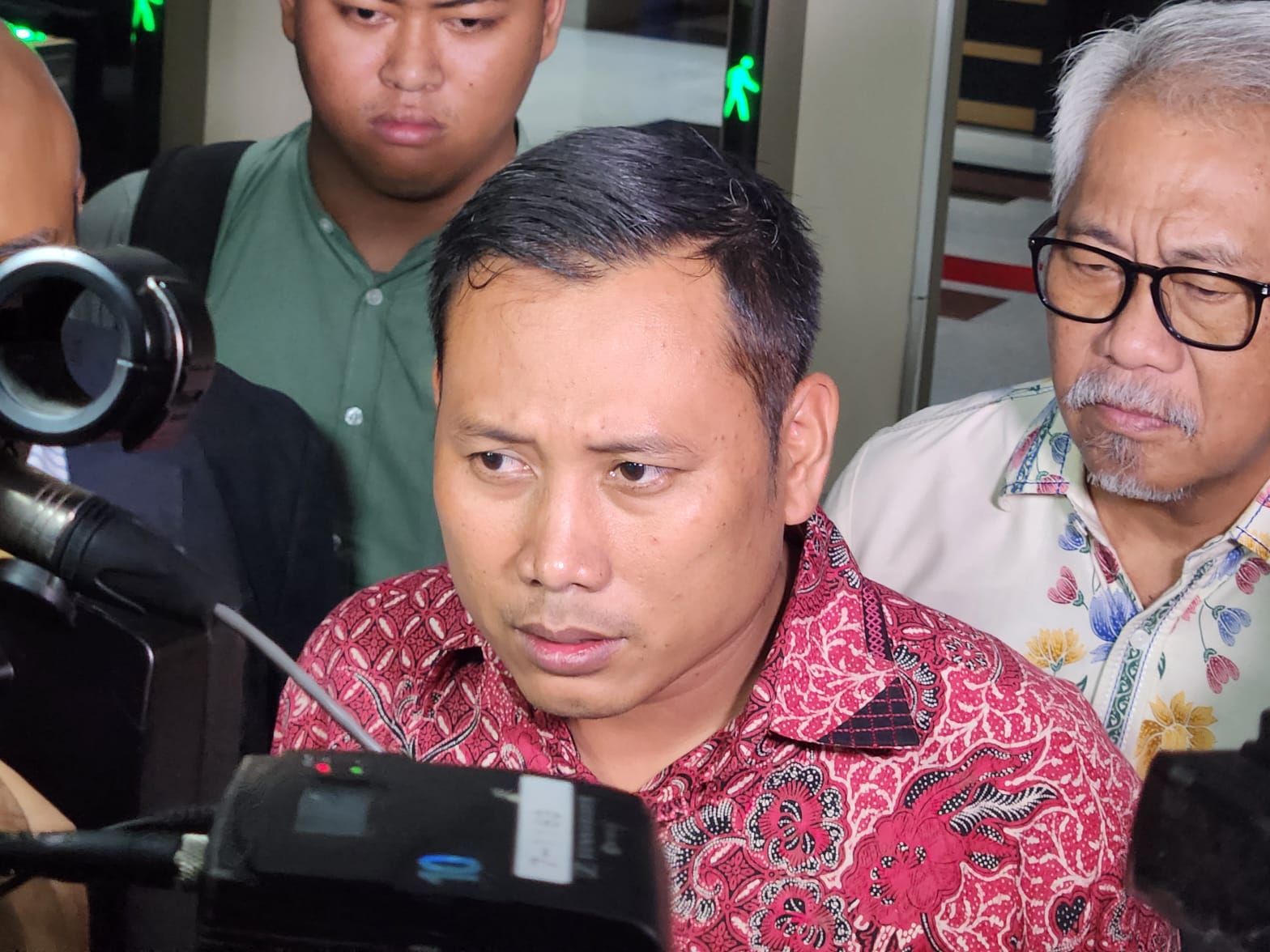 Staf Sekjen PDIP Hasto Kristiyanto, Kusnadi. (BeritaNasional/Panji Septo).